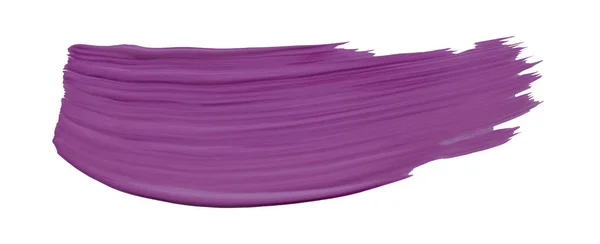 Pincel Púrpura Aislado Sobre Fondo Blanco Color Púrpura Oscuro — Foto de Stock