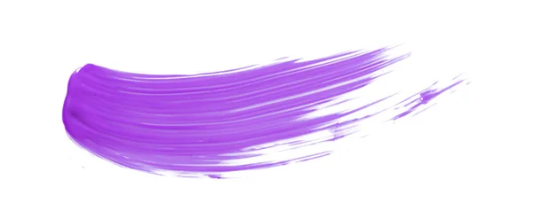 Pennello Viola Isolato Sfondo Bianco Acquerello — Foto Stock