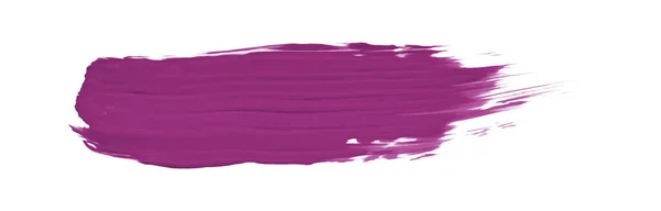 Pincel Roxo Isolado Sobre Fundo Branco Cor Púrpura Escura — Fotografia de Stock