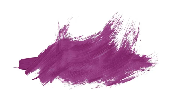Фиолетовый Кисть Изолированы Белом Фоне Темно Фиолетовый Цвет — стоковое фото