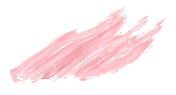 Рожевий Пензлик Ізольований Білому Тлі Акварель — стокове фото