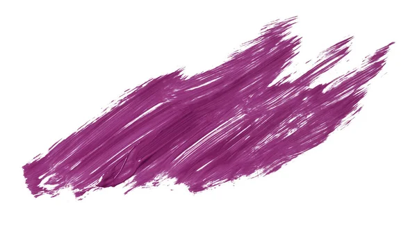 Pincel Roxo Isolado Sobre Fundo Branco Cor Púrpura Escura — Fotografia de Stock
