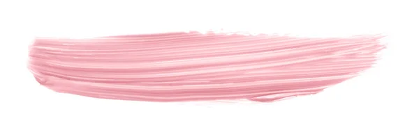 Vaaleanpunainen Sivellin Eristetty Valkoisella Taustalla Vesiväri — kuvapankkivalokuva