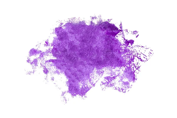 Cepillo Púrpura Aislado Sobre Fondo Blanco Acuarela — Foto de Stock