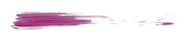 Mor boya fırçası beyaz arka planda izole edilmiş. Koyu mor renk.
