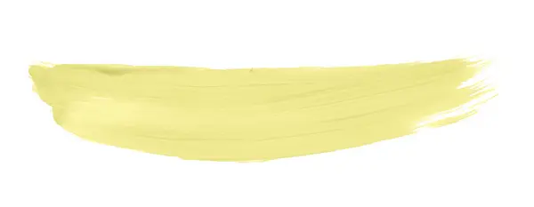 白を基調とした黄色のブラシ 薄黄色 — ストック写真