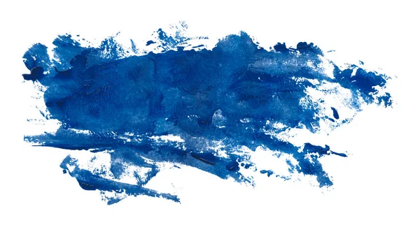 Cepillo Azul Aislado Sobre Fondo Blanco Acuarela — Foto de Stock