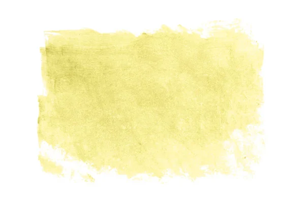 Κίτρινη Βούρτσα Απομονωμένη Λευκό Φόντο Ανοιχτό Κίτρινο Χρώμα — Φωτογραφία Αρχείου