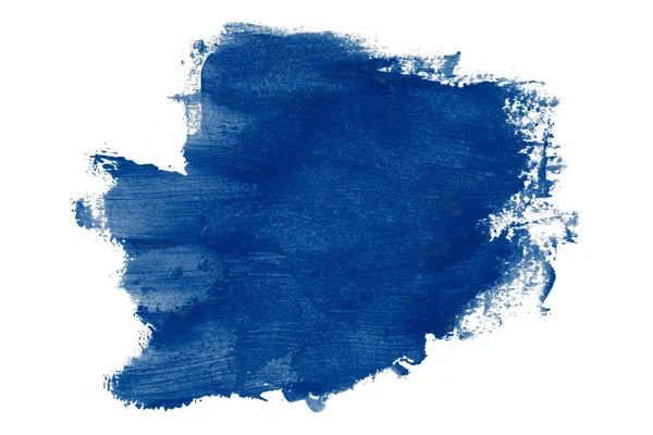Escova Azul Isolada Sobre Fundo Branco Aquarela — Fotografia de Stock