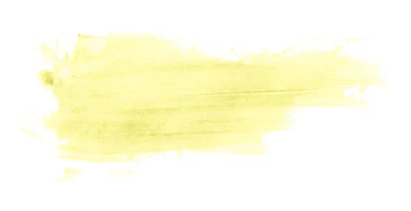 白を基調とした黄色のブラシ 薄黄色 — ストック写真