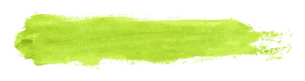 Escova Verde Isolada Sobre Fundo Branco Limão Verde — Fotografia de Stock