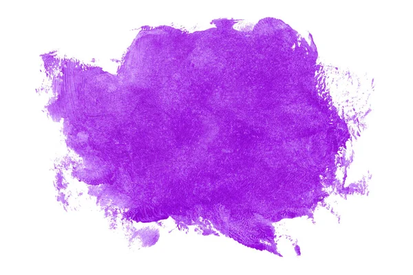 Cepillo Púrpura Aislado Sobre Fondo Blanco Acuarela —  Fotos de Stock