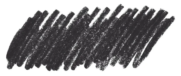 白い背景に隔離された黒と灰色の鉛筆ストローク — ストック写真