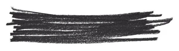Черный Серый Карандашные Штрихи Изолированы Белом Фоне — стоковое фото