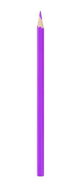 Purple Pencil Isolated White Background — Stock Photo, Image