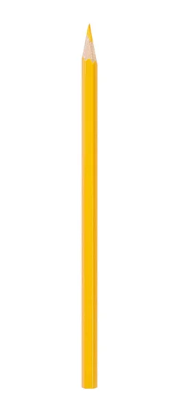 Beyaz Arkaplanda Izole Edilmiş Sarı Kalem — Stok fotoğraf