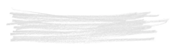 Λευκές Μολυβιές Που Απομονώνονται Λευκό Φόντο — Φωτογραφία Αρχείου