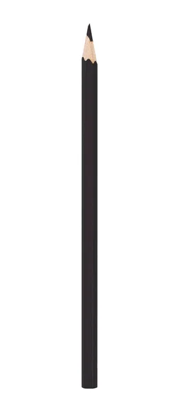 Fekete Ceruza Elszigetelt Fehér Háttér — Stock Fotó