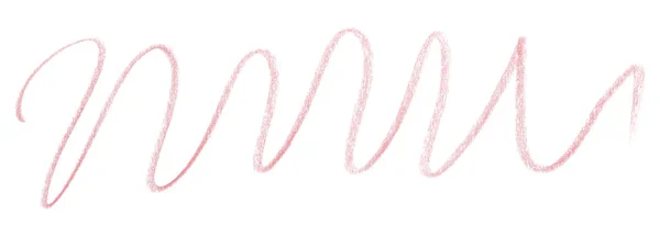 Розовые Карандашные Штрихи Белом Фоне — стоковое фото