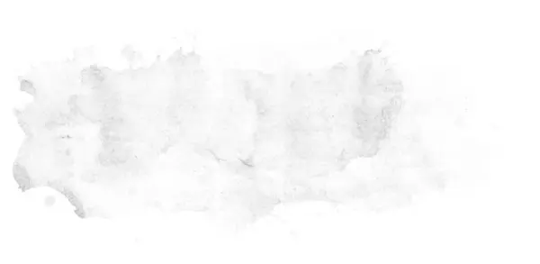 白い水彩の背景 アーティスティックハンドペイント ホワイトバックで孤立 — ストック写真
