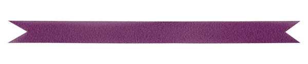 Dark Purple Gift Bow Ribbon Isolated White Background — Stock Photo, Image