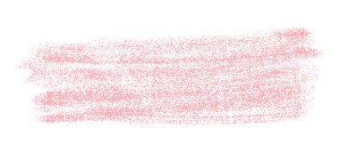 Beyaz arkaplanda izole edilmiş pembe kalem darbeleri.