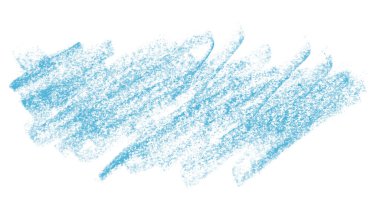 Açık mavi kalem darbeleri beyaz arkaplanda izole edildi.