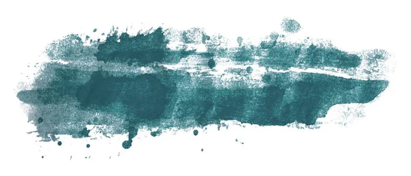 Grüner Aquarell Hintergrund Künstlerische Handmalerei Isoliert Auf Weißem Hintergrund lizenzfreie Stockfotos