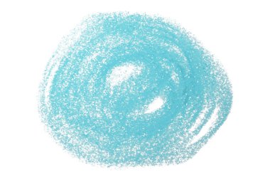 Açık mavi renkli karalamalar beyaz arkaplanda izole edilmiş.