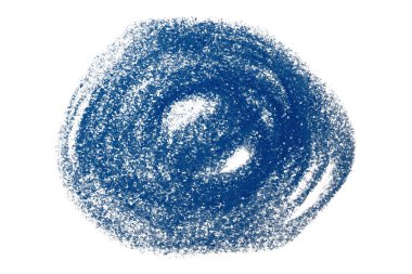 Beyaz arkaplanda mavi renkli karalamalar.