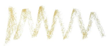 Açık kahverengi kalem darbeleri beyaz arkaplanda izole.