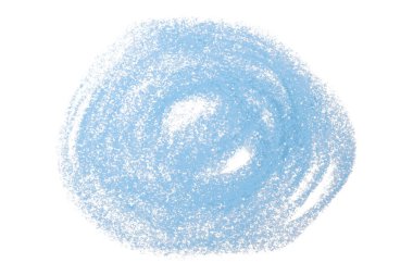 Açık mavi renkli karalamalar beyaz arkaplanda izole edilmiş.