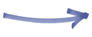 beyaz arkaplanda izole edilmiş mor oklar