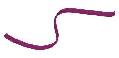 Beyaz arkaplanda koyu mor fırça darbeleri izole.