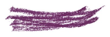 Beyaz arkaplanda izole edilmiş koyu mor bir kalem çizgisi çiz.