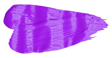 mor fırça darbeleri beyaz arkaplanda izole