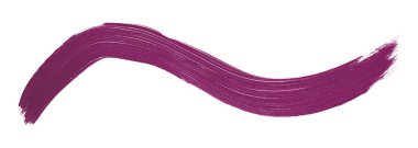 Parlak koyu mor fırça darbeleri beyaz arkaplanda izole.