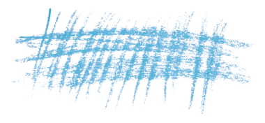 Açık mavi kalem darbeleri şeffaf arkaplanda izole edildi