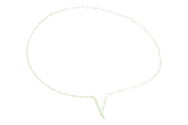 Şeffaf arkaplanda yeşil konuşma baloncuğunu ayır