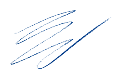 mavi kalem darbeleri şeffaf arkaplanda izole edildi