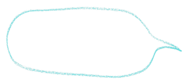 Şeffaf arkaplanda açık mavi konuşma baloncukları ayır.