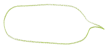 Şeffaf arkaplanda yeşil konuşma baloncuğunu ayır