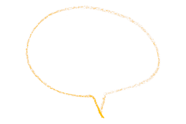 Şeffaf arkaplanda sarı konuşma baloncuğunu ayır.