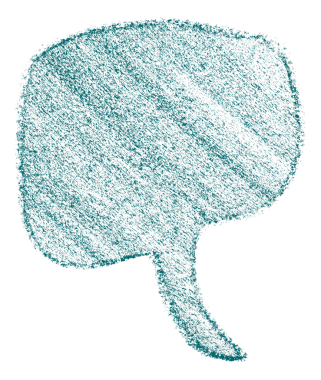 Şeffaf arkaplanda yeşil konuşma baloncuğunu ayır