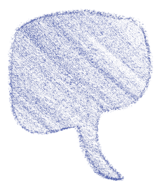 Şeffaf arkaplanda mor konuşma baloncuğunu ayır