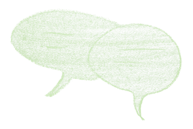 Şeffaf arkaplanda yeşil konuşma baloncuğunu ayır