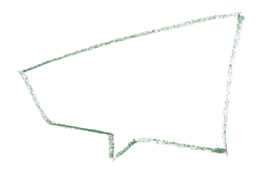 Şeffaf arkaplanda yeşil konuşma baloncuğunu ayır