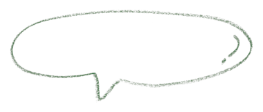 Şeffaf arkaplanda yeşil konuşma baloncuğunu ayır