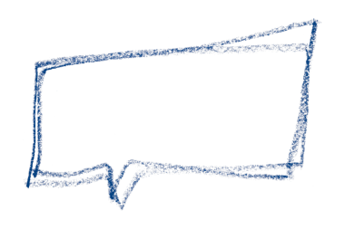 Şeffaf arkaplanda mavi konuşma baloncukları ayır.