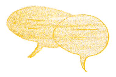 Şeffaf arkaplanda sarı konuşma baloncuğunu ayır.